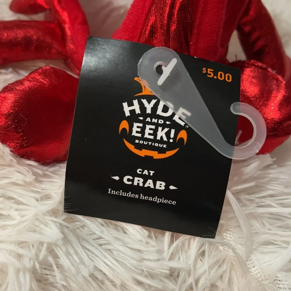 6/$20 New Cat Crab headpiece - Halloween
